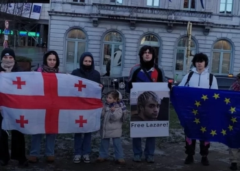 მოქალაქეები ლაზარეს მხარდასაჭერად პარლამენტის წინ შეიკრიბნენ
