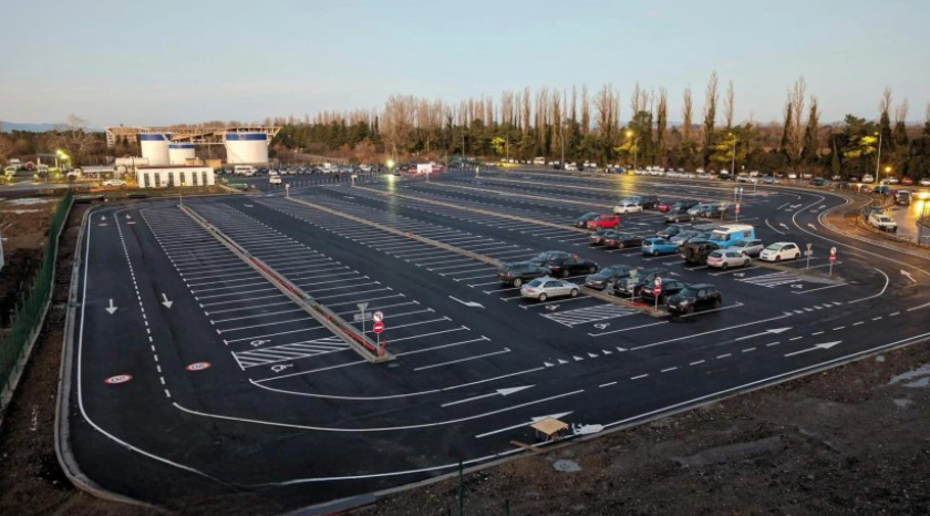 ქუთაისის საერთაშორისო აეროპორტში ჯამში 700 ავტომობილზე გათვლილი ავტოსადგომი მოეწყო