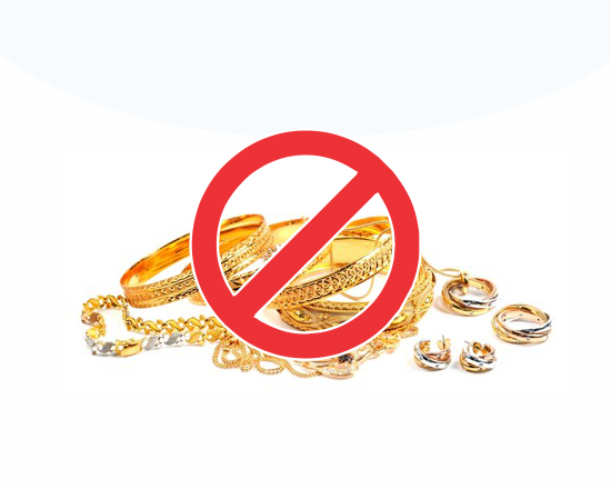 სადახლოს საბაჟოზე არადეკლარირებული ოქროს ნაკეთობები ამოიღეს