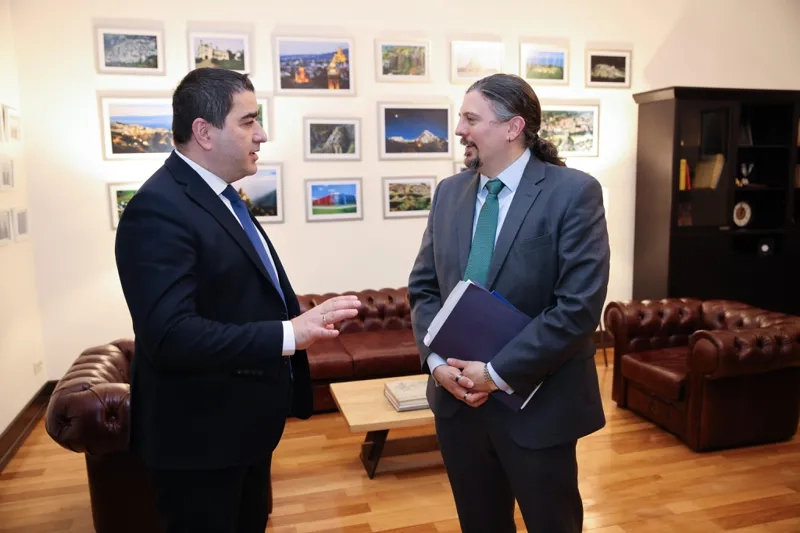 შალვა პაპუაშვილი რიჩარდ ნეფიუს შეხვდა