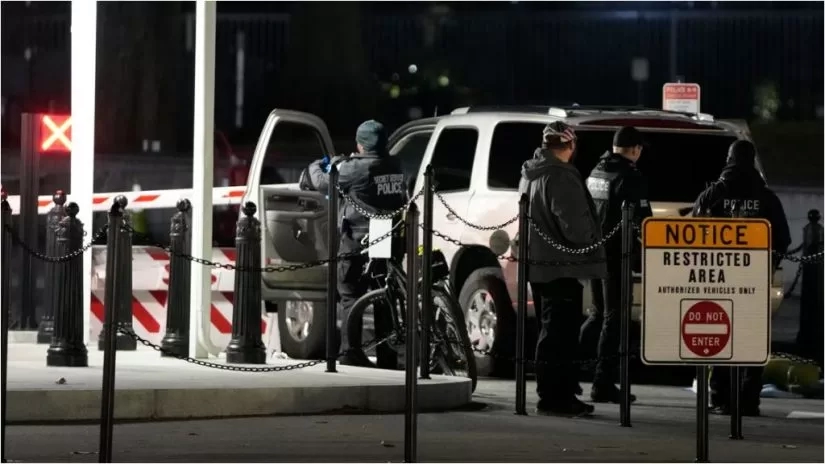 თეთრი სახლის ჭიშკარს ავტომობილი შეეჯახა