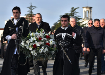 ქუთაისში დავით აღმაშენებლის ხსენების დღე აღინიშნა