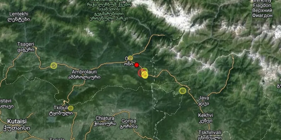 საქართველოში მიწისძვრა მოხდა
