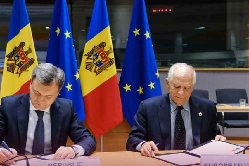 მოლდოვა პირველი ქვეყანაა, რომელმაც ხელი მოაწერა უსაფრთხოებისა და თავდაცვის პარტნიორობას ევროკავშირთან