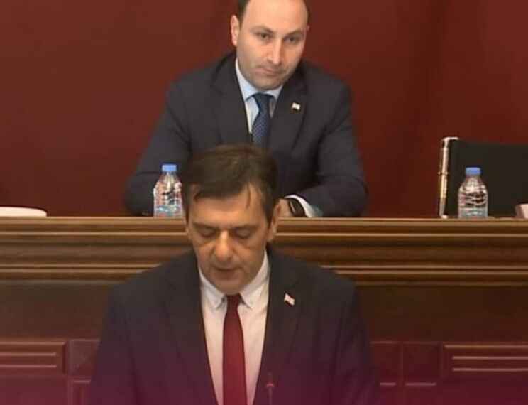 იურიდიულ კომიტეტზე, რუსულ კანონზე პრეზიდენტის ვეტოს განხილვა დაიწყო