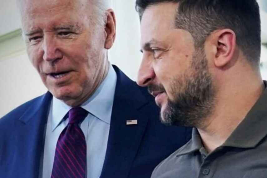 ჯო ბაიდენსა და ვოლოდიმირ ზელენსკის შორის შეხვედრა დაიწყო