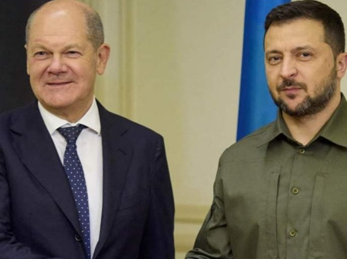 ზელენსკი გერმანიაში ჩავიდა