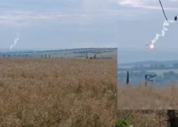 უკრაინის 110-ე მექანიზირებულმა ბრიგადამ რუსული მოიერიშე თვითმფრინავი CУ-25 ჩამოაგდო