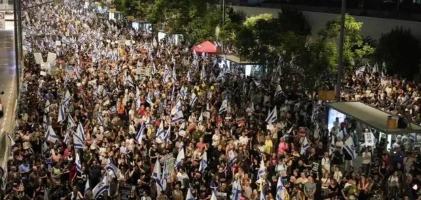 მძევლების გათავისუფლების მოთხოვნით ისრაელში საპროტესტო აქციები გაიმართა