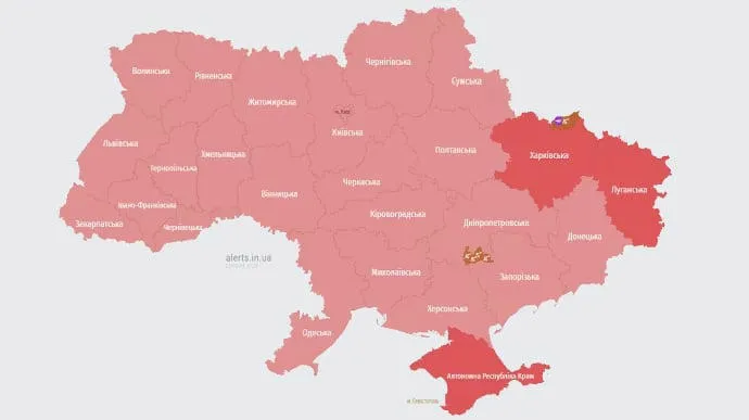 რუსულმა ძალებმა უკრაინას კორექტირებადი საავიაციო ბომბებითა და რაკეტებით შეუტიეს