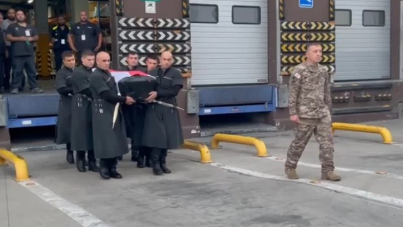 უკრაინაში დაღუპული ქართველი მებრძოლი ბონდო გაგნიძე სამშობლოში ჩამოასვენეს