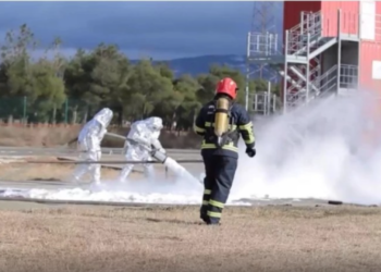 ქუთაისის აეროპორტის მეხანძე-მაშველები თბილისში გადამზადებას გადიან