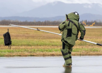 “ქუთაისის აეროპორტში ძრავზე ცეცხლმოკიდებული თვითმფრინავი ავარიულად ეშვება”- ქუთაისის აეროპორტში სწავლება გაიმართა