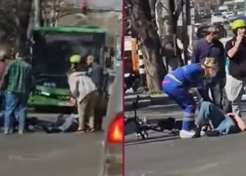 ავტომანქანა ველოსიპედით მოძრავ მოქალაქეს დაეჯახა