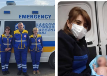 მცხეთაში სასწრაფო დახმარების ექიმებმა ქალი მანქანაში ამშობიარეს