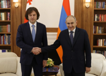 ირაკლი კობახიძე ერევანში ნიკოლ ფაშინიანს შეხვდა