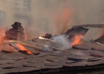 ზესტაფონში საცხოვრებელი სახლი დაიწვა