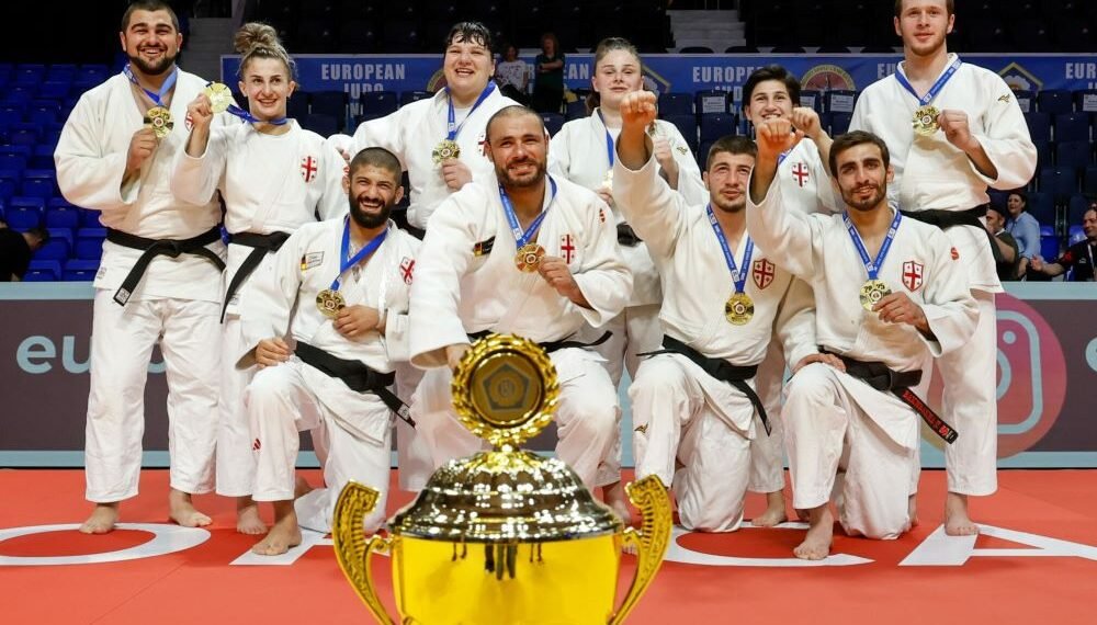 საქართველოს ძიუდოს ნაკრები ევროპის სამგზის ჩემპიონია