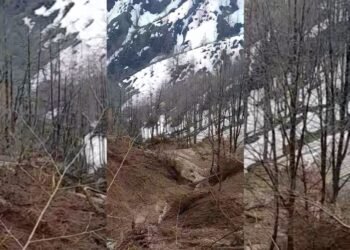 ბახმაროს გზაზე მეწყერი ჩამოწვა