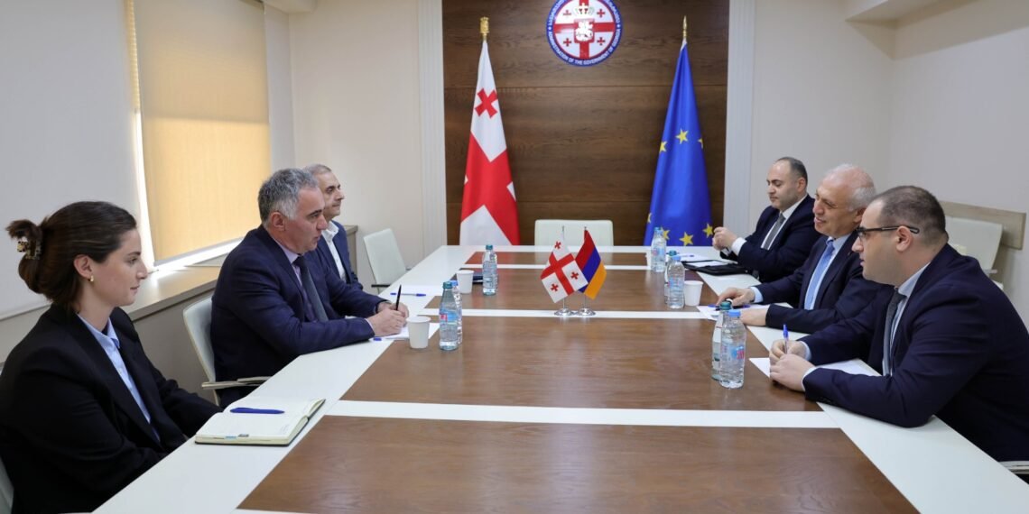 რეგიონული განვითარების მინისტრი სომხეთის ელჩს შეხვდა