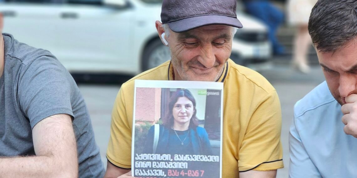 ქუთაისში ნინო დათაშვილს სოლიდარობა გამოუცხადეს