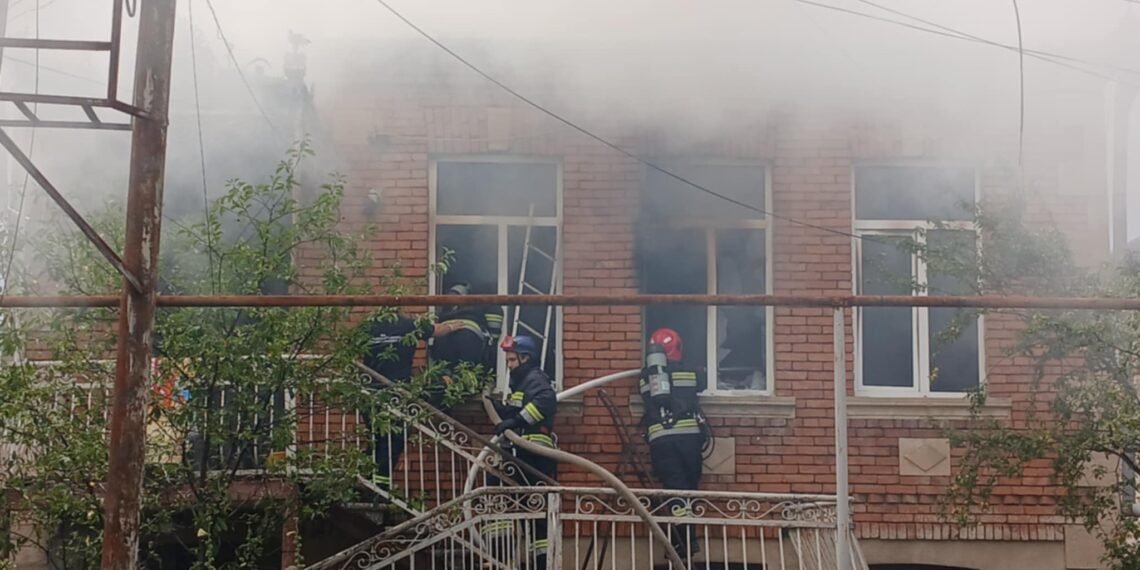 ხანძარი ქუთაისში – არის მსხვერპლი