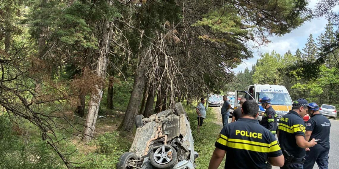 ავარია ქუთაისი-წყალტუბოს გზაზე – არიან დაშავებულები