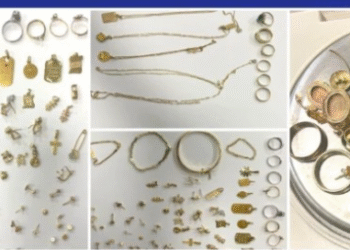 ქუთაისის აეროპორტში არადეკლარირებული ოქროს ნაკეთობების შემოტანის ფაქტები აღიკვეთა