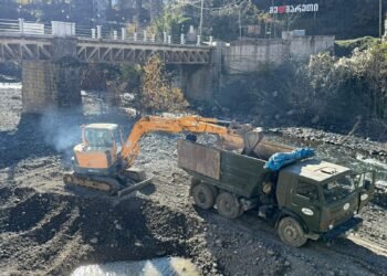 წყალტუბოში ქვიშა-ხრეშის უკანონო მოპოვების ფაქტი გამოვლინდა