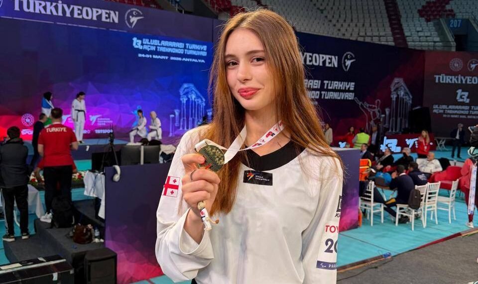 ანა ჯაფარიძე პარა ტაეკვონდოში თურქეთის ღია ტურნირის გამარჯვებულია