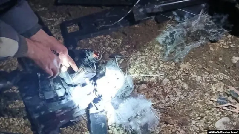 დროებით ოკუპირებულ აფხაზეთში ჩამოვარდნილი დრონის ფრაგმენტები აღმოაჩინეს