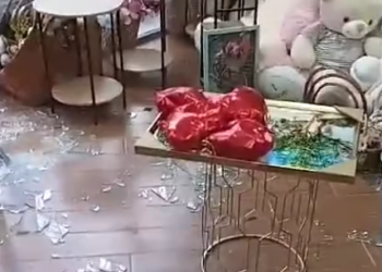 ვინც ეს ჩაიდინა რა დედამ გაგზარდათ – ქუთაისში კიდევ ერთი ყვავილების მაღაზია გაქურდეს