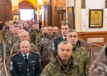 ჯარისკაცებმა პატრიარქის ხსოვნას პატივი მიაგეს