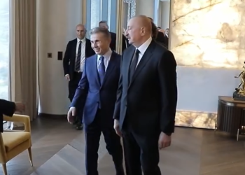 ბიძინა ივანიშვილი აზერბაიჯანის პრეზიდენტს, ილჰამ ალიევს შეხვდა