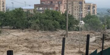 ძლიერი სტიქიის შედეგად თელავში მძიმე ვითარებაა – ევაკუირებულია მოსახლეობა